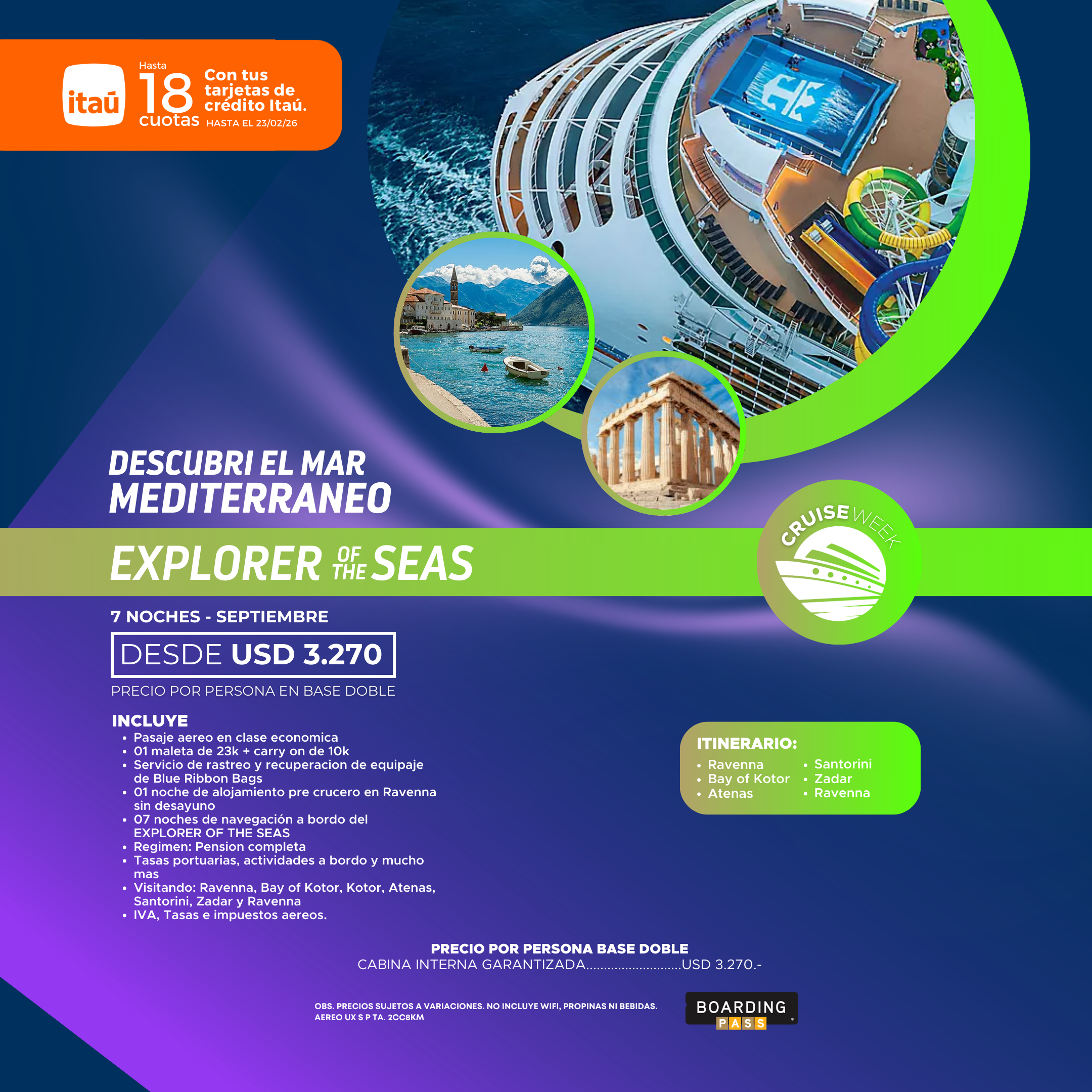 DESCUBRI EL MAR MEDITERRANEO