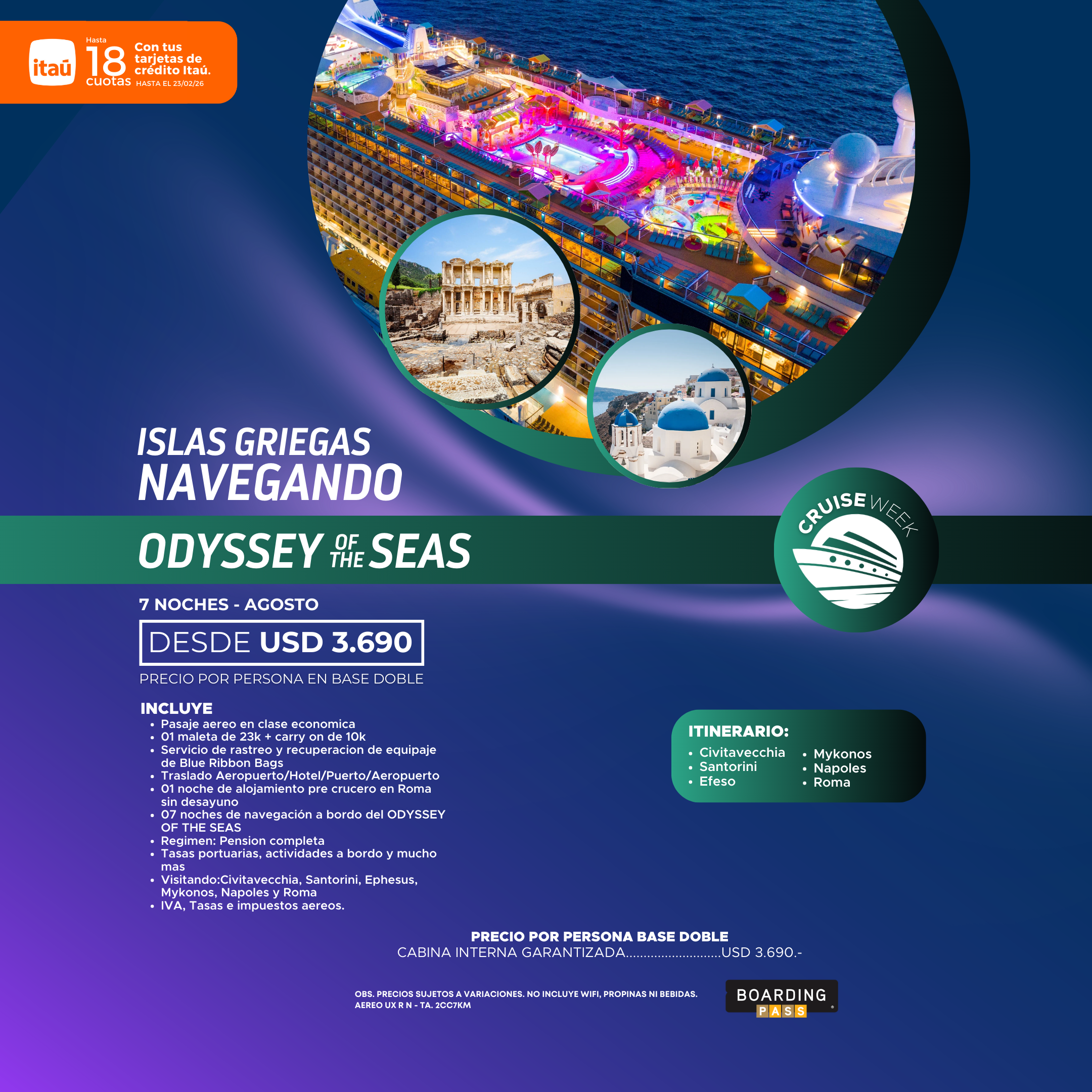 ISLAS GRIEGAS NAVEGANDO